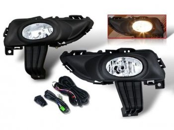 Комплект противотуманных фар (с проводкой, рамкой) BodyParts Mazda 3/Axela  BK (2006-2009) рестайлинг седан, рестайлинг, хэтчбэк