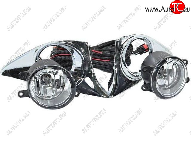 4 999 р. Комплект противотуманных фар (с проводкой, рамкой) BodyParts  Toyota Camry  XV50 (2011-2014) дорестайлинг  с доставкой в г. Пермь