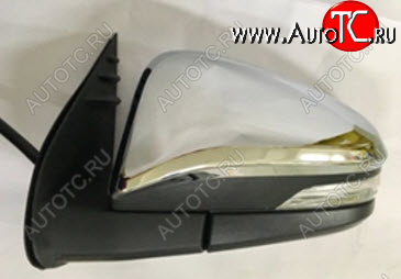 7 649 р. HILUX (FORTUNER 15-) ЗЕРКАЛО ЛЕВ ЭЛЕКТР С УК.ПОВОР (convex) (Тайвань) ХРОМ BodyParts tyhix15-451h-l  с доставкой в г. Пермь