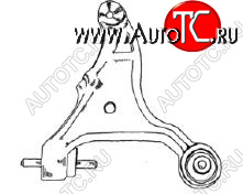 3 299 р. S60 00- {V70 02-} РЫЧАГ ПЕРЕДН ПОДВЕСКИ ПРАВ НИЖН (Тайвань) BodyParts vvs6000-810-r  с доставкой в г. Пермь