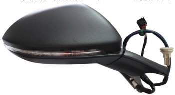 GOLF 12- ЗЕРКАЛО ПРАВ ЭЛЕКТР С ПОДОГРЕВ , ДИОД УК.ПОВОР , ПАМЯТЬЮ 10 КОНТ (convex) (Тайвань) BodyParts vwglf12-450-r