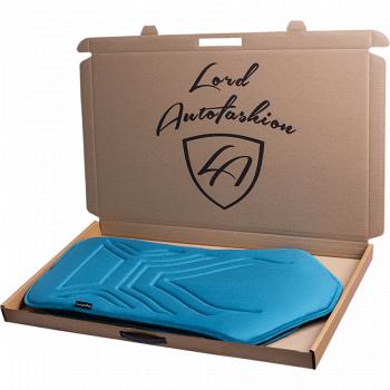 2 579 р. Накидка на сиденье (1 место Афины) ЛЮКС ст АЛЬБИОН Lord Autofashion   (бирюзовый, строчка темно-бирюзовая)  с доставкой в г. Пермь. Увеличить фотографию 7