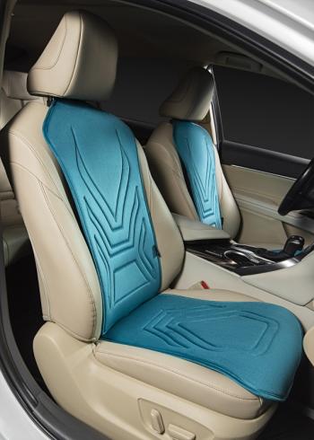 2 579 р. Накидка на сиденье (1 место Афины) ЛЮКС ст АЛЬБИОН Lord Autofashion   (бирюзовый, строчка темно-бирюзовая)  с доставкой в г. Пермь. Увеличить фотографию 2