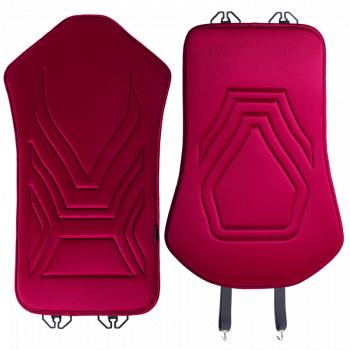 2 579 р. Накидка на сиденье (1 место Афины) ЛЮКС ст АЛЬБИОН Lord Autofashion   (красный, строчка темно-красная)  с доставкой в г. Пермь. Увеличить фотографию 8