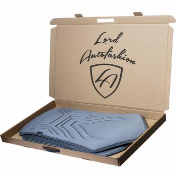 2 579 р. Накидка на сиденье (1 место Афины) ЛЮКС ст АЛЬБИОН Lord Autofashion   (серо-голубой, строчка серо-голубая)  с доставкой в г. Пермь. Увеличить фотографию 5
