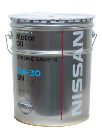 19 999 р. Масло моторное NISSAN 5W-30 SN STRONG SAVE X 20л NISSAN KLAN5-05302  с доставкой в г. Пермь. Увеличить фотографию 1