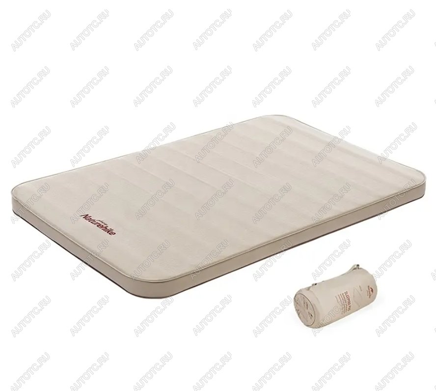 28 229 р. Коврик самонадувающийся Naturehike C10, двойной 200х132х10 cм, бежевый  nh20fcd08-c10dp  с доставкой в г. Пермь