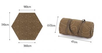27 559 р. Палатка Naturehike Hexagonal 3-4-местная, автоматическая, хаки (бежевая)  cnh22zp007-kh  с доставкой в г. Пермь. Увеличить фотографию 6