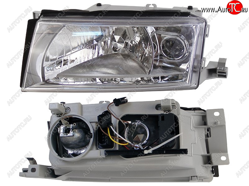 8 449 р. Фара левая (с ПТФ) TYC  Skoda Octavia  A5 (2004-2008) дорестайлинг лифтбэк, дорестайлинг универсал  с доставкой в г. Пермь