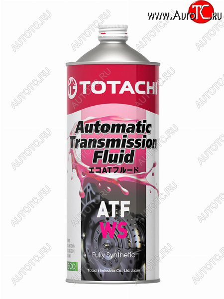 1 379 р. Масло трансмиссионное синтетическое TOTACHI ATF WS 1л TOTACHI 4562374691292  с доставкой в г. Пермь