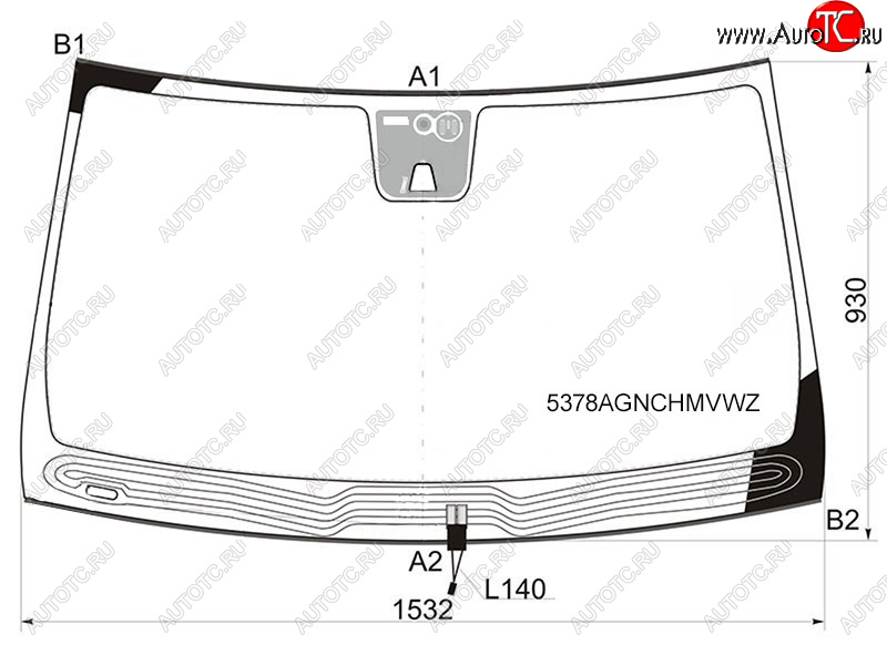 14 299 р. Стекло лобовое (Обогрев щеток Камера Датчик дождя Молдинг) Mercedes-Benz M-Class 11-15  GL-Class FUYAO 5378AGNCHMVWZ  с доставкой в г. Пермь