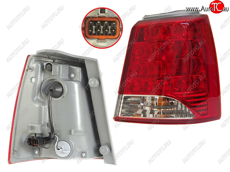 10 299 р. Фонарь задний правый (LED) SAT KIA Sorento XM дорестайлинг (2009-2012)  с доставкой в г. Пермь