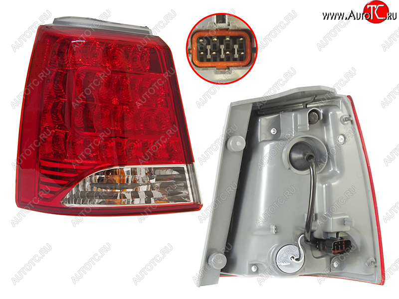 10 299 р. Фонарь задний левый (LED) SAT  KIA Sorento  XM (2009-2012) дорестайлинг  с доставкой в г. Пермь