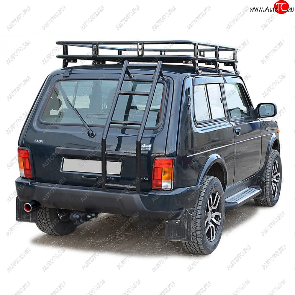 5 499 р. Лестница «Трофи» на заднюю дверцу  21214, URBAN 4x4  0349  с доставкой в г. Пермь