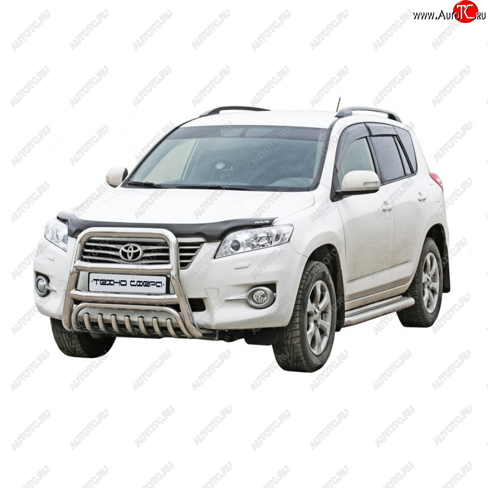 39 999 р. Передок с дополнительной защитой двигателя d63.5, Техно Сфера  Toyota RAV4 ( XA10,  CA20,  XA30,  XA40) (1997-2019) 5 дв. рестайлинг, 3 дв. рестайлинг, 5 дв. 1-ый рестайлинг, 5 дв. удлиненный 1-ый рестайлинг, 5 дв. 2-ой рестайлинг, 5 дв. удлиненный 2-ой рестайлинг (Нержавейка)  с доставкой в г. Пермь