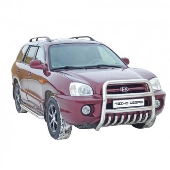 Передок высокий с полимерным покрытием d63.5, Техно Сфера Hyundai Santa Fe SM (2000-2012)