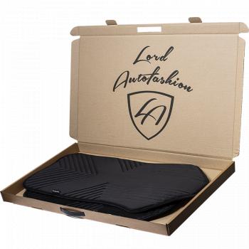 2 579 р. Накидка на сиденье (1 место Афины) ЛЮКС ст ВАН ВЭЙ Lord Autofashion   (черный, строчка черная)  с доставкой в г. Пермь. Увеличить фотографию 5