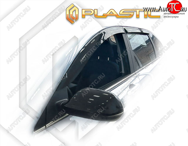 2 099 р. Дефлектора окон CA-Plastic Haval M6 (2021-2025) (classic полупрозрачный)  с доставкой в г. Пермь