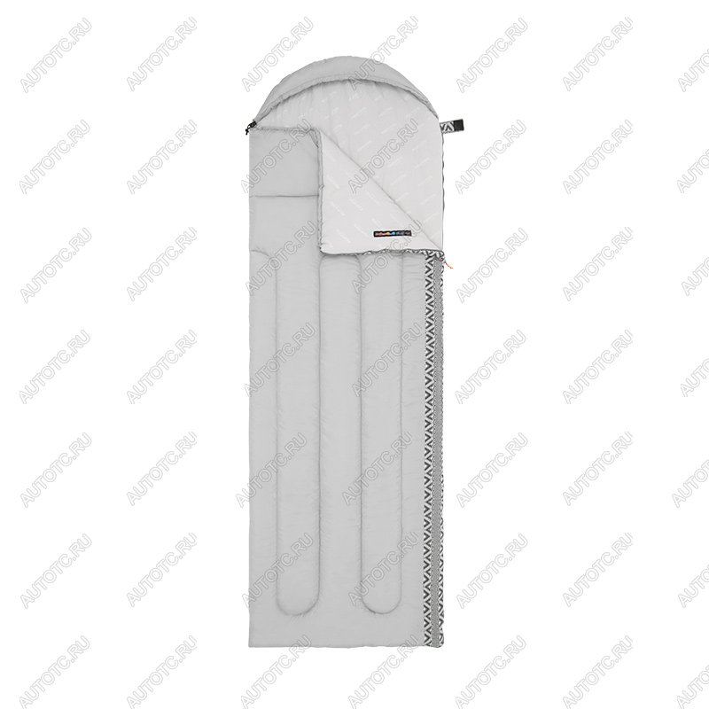 5 349 р. Мешок спальный Naturehike Envelope Down L350, (190+30)х75 см, (левый) (ТК: +3C), серый  nh21msd07-gre350-p  с доставкой в г. Пермь