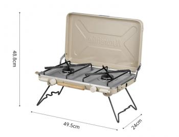 14 339 р. Плита газовая Naturehike 2,5 кВт, двухконфорочная, бежевая  cnh22cj046-kh  с доставкой в г. Пермь. Увеличить фотографию 2