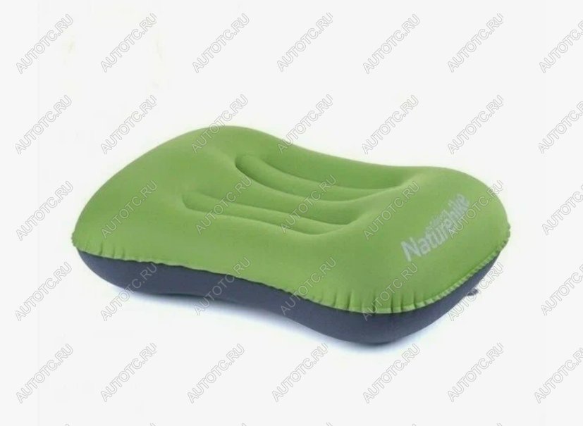 1 369 р. Подушка туристическая надувная Naturehike 42x32x11см, зеленая  nh17t013-z-gr  с доставкой в г. Пермь