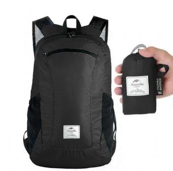 1 699 р. Рюкзак Naturehike 18L, черный  nh17a012-b-b  с доставкой в г. Пермь. Увеличить фотографию 3