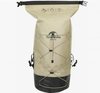 4 189 р. Рюкзак туристический Naturehike 30 л, ПВХ, хаки  nh21fsb04-kh30l  с доставкой в г. Пермь. Увеличить фотографию 6