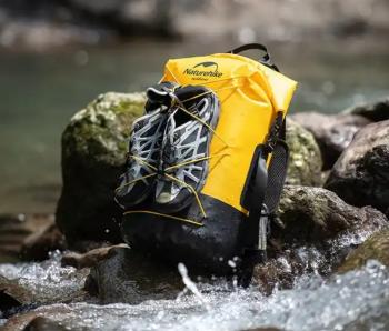 4 479 р. Рюкзак туристический Naturehike 40 л, ПВХ, хаки  nh21fsb04-kh40l  с доставкой в г. Пермь. Увеличить фотографию 9