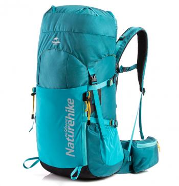 10 379 р. Рюкзак туристический Naturehike 45 л, голубой  nh18y045-q-bl  с доставкой в г. Пермь. Увеличить фотографию 1