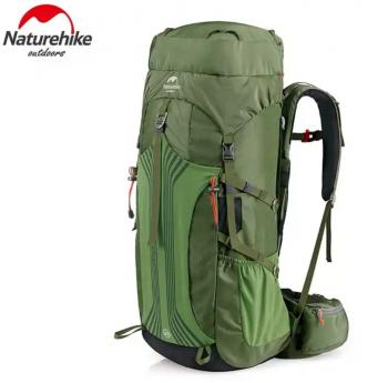 12 189 р. Рюкзак туристический Naturehike 55 л, зеленый  nh16y020-q-dgr  с доставкой в г. Пермь. Увеличить фотографию 1