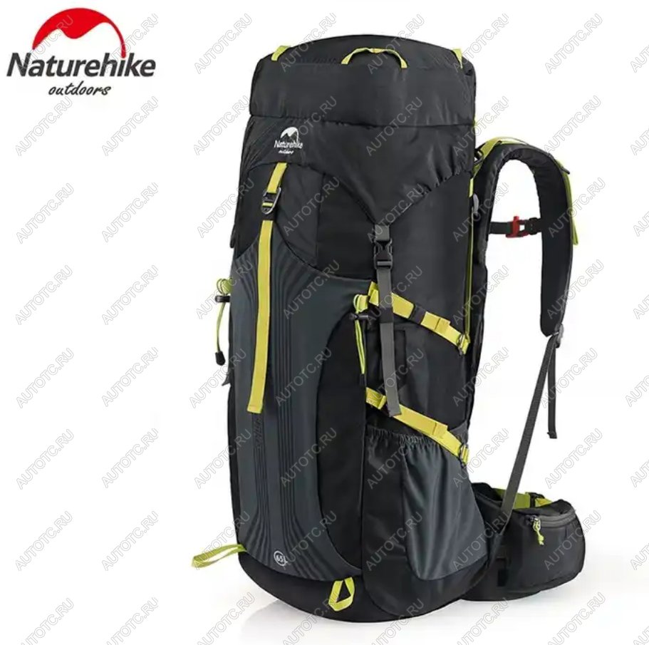 12 189 р. Рюкзак туристический Naturehike 55 л, черный  nh16y020-q-b  с доставкой в г. Пермь