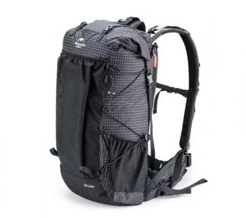 9 319 р. Рюкзак туристический Naturehike 60 л, черный  nh19bp095-b  с доставкой в г. Пермь. Увеличить фотографию 1