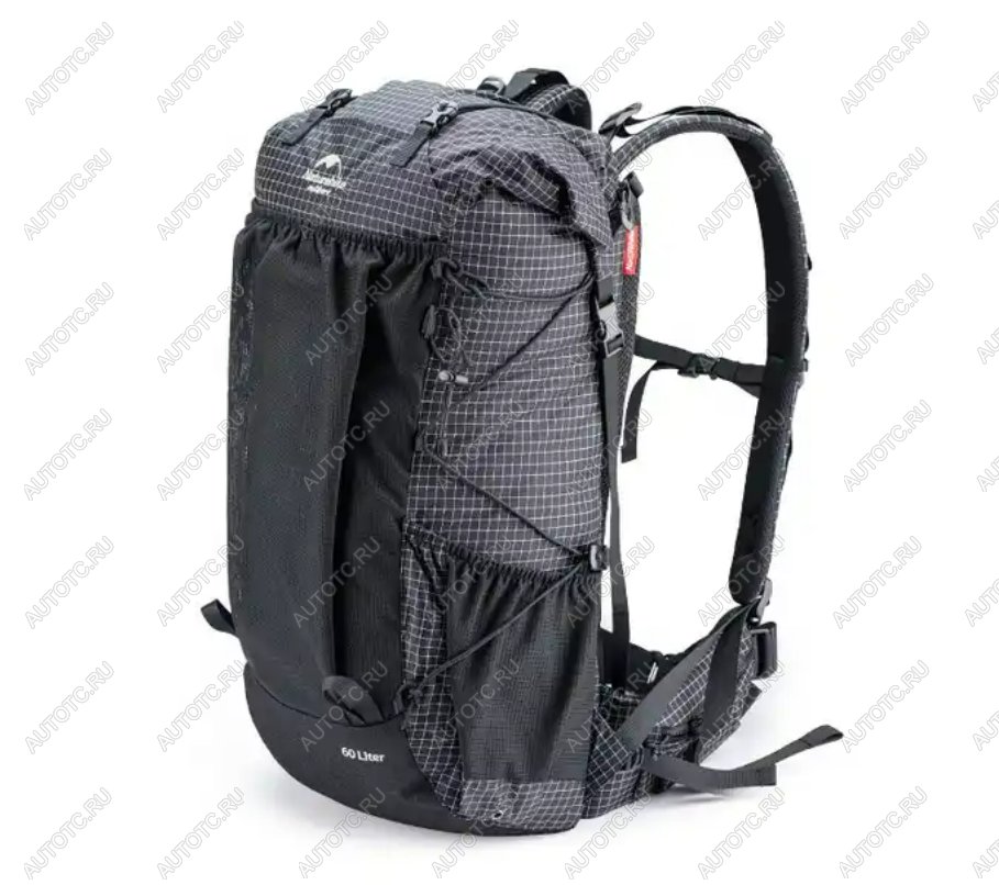 9 319 р. Рюкзак туристический Naturehike 60 л, черный  nh19bp095-b  с доставкой в г. Пермь