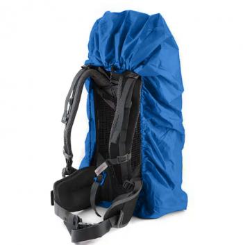 749 р. Чехол влагозащитный Naturehike, для рюкзака, размер M (30-50 л), голубой  nh15y001-z-blm  с доставкой в г. Пермь. Увеличить фотографию 2