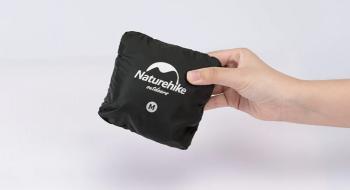 1 009 р. Чехол влагозащитный Naturehike, для рюкзака, размер M (35-45 л), черный  nh19pj041-m  с доставкой в г. Пермь. Увеличить фотографию 6