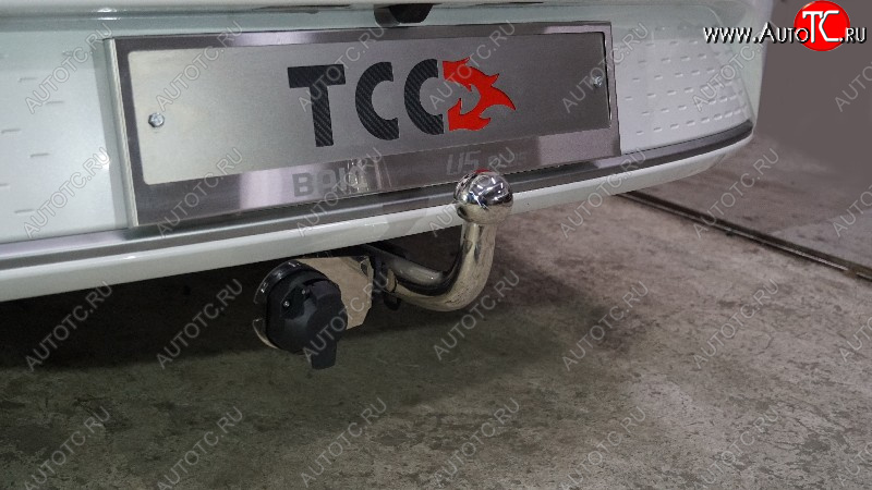 20 949 р. Фаркоп (1.5 CVT Luxury) TCC Тюнинг  BAIC U5 Plus (2021-2025) (шар A, нержавейка)  с доставкой в г. Пермь