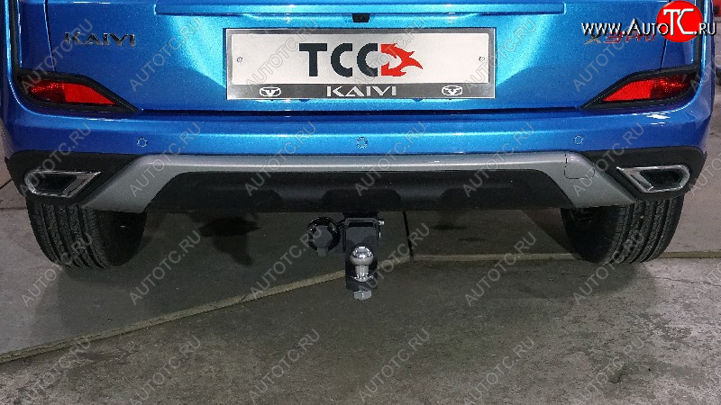 14 749 р. Фаркоп (тягово-сцепное устройство) ТСС Тюнинг  Kaiyi X3 Pro (2023-2025) (нержавейка, шар Е)  с доставкой в г. Пермь