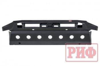 46 879 р. Бампер силовой защита штатного бампера РИФ  Renault Duster  HM (2021-2024) рестайлинг (передний с квадратом под фаркоп и защитой радиатора)  с доставкой в г. Пермь. Увеличить фотографию 3