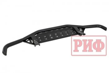 49 939 р. Бампер силовой защита штатного бампера РИФ Toyota Land Cruiser 200 дорестайлинг (2007-2012) (передний c защитой радиатора)  с доставкой в г. Пермь. Увеличить фотографию 3