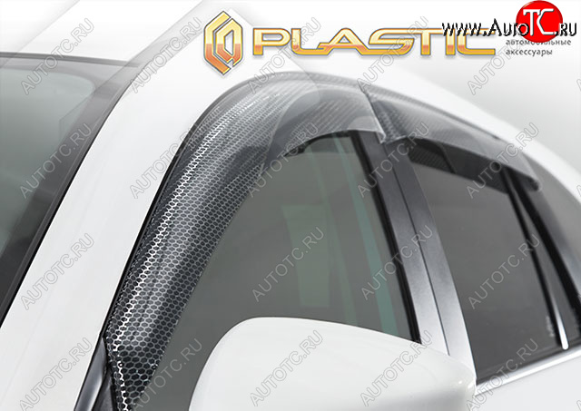 2 199 р. Дефлектора окон (Япония) CA-Plastic  Suzuki Escudo  YEA1S,YD21S,YE21S (2015-2025) дорестайлинг, рестайлинг (Art графит)  с доставкой в г. Пермь