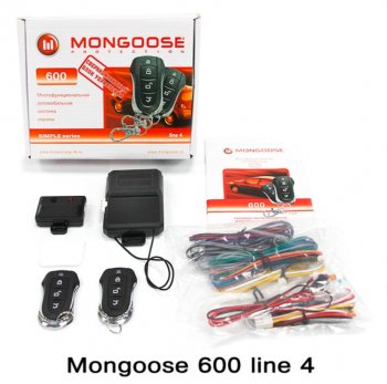 Автосигнализация Mongoose 600 line 4 Honda Mobilio 2 DD4,DD5 1-ый рестайлинг (2017-2019)