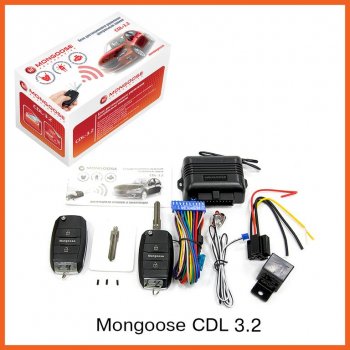 2 329 р. Модуль управления центральным замком Mongoose CDL-3.2 Honda Mobilio 2 DD4,DD5 1-ый рестайлинг (2017-2019)  с доставкой в г. Пермь. Увеличить фотографию 2