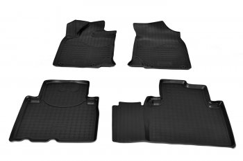 Ковер литьевой салонный ЗЛ Norplast Geely Atlas  NL3 (2016-2022) (черный)