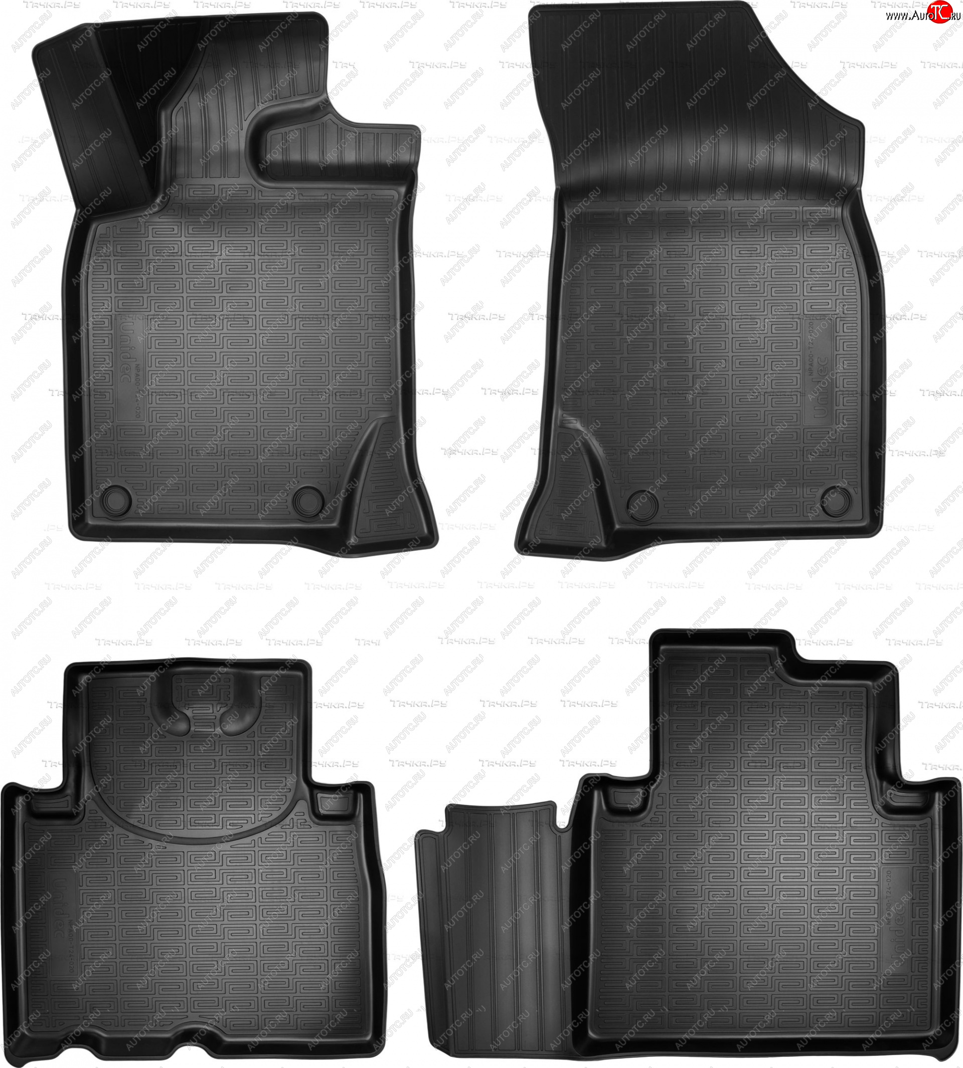 1 р. Ковер литьевой салонный ЗП Norplast  Geely Atlas  NL3 (2016-2022)  с доставкой в г. Пермь