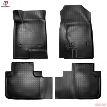 Ковер литьевой салонный ЗП Norplast Haval F7 - F7x (черный)