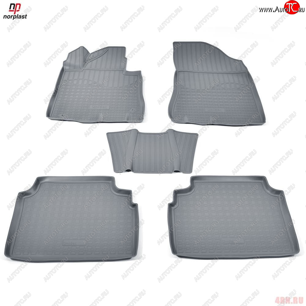 1 р. Ковер литьевой салонный ПЛ Norplast KIA K5 DL (2019-2022) (черный)  с доставкой в г. Пермь