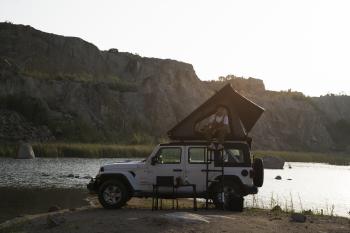 171 999 р. Палатка на крышу автомобиля Wild Land Bush Cruiser 140, лестница 210 см  201045  с доставкой в г. Пермь. Увеличить фотографию 19