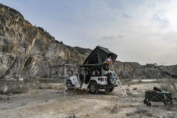 171 999 р. Палатка на крышу автомобиля Wild Land Bush Cruiser 140, лестница 210 см  201045  с доставкой в г. Пермь. Увеличить фотографию 29