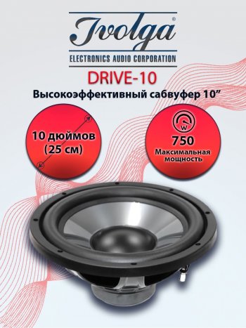 Автомобильный пассивный сабвуфер Ivolga Drive 10 Honda SM-X (1996-2002)