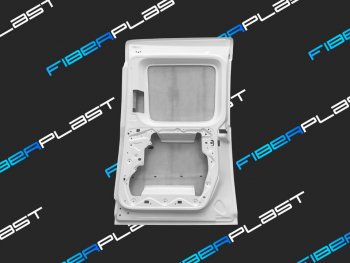 29 949 р. Задняя правая сдвижная дверь (глухая, стеклопластик) Fiberplast Volkswagen Caddy 2K дорестайлинг (2003-2010)  с доставкой в г. Пермь. Увеличить фотографию 2